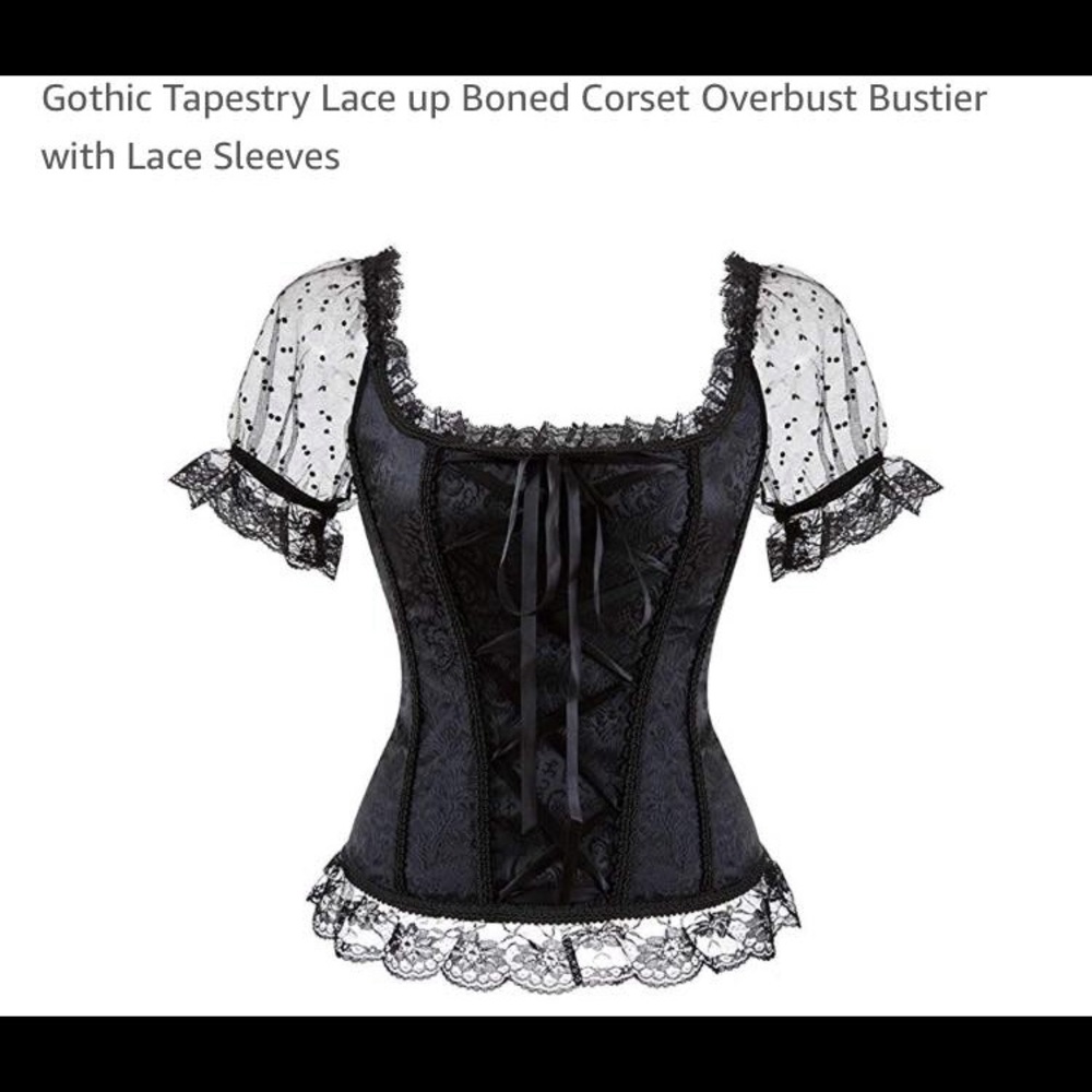 Corset top size large womens runs small